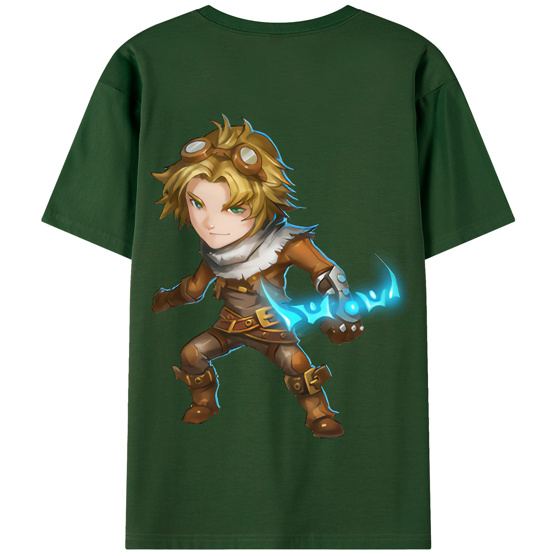 リーグ・オブ・レジェンド League of Legends LOL 綿100％半袖Tシャツ（背面プリント）